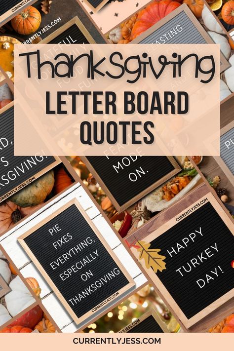 Looking for the perfect Thanksgiving letter board quotes? This post is packed with a variety of cute, funny, and heartfelt sayings to elevate your Thanksgiving décor. Whether you're decorating your front door, table, or any space, these Thanksgiving letter board quotes will add charm and festive cheer to your holiday celebrations. Discover how to create a warm and inviting atmosphere with these easy-to-use quotes. Click to find inspiration and make your Thanksgiving gatherings truly memorable! Thanksgiving Letter Board Quotes, Thanksgiving Letter Board, Letter Board Ideas, Thanksgiving Letter, Letter Board Quotes, Thanksgiving Quotes Funny, Happy Turkey Day, Board Quotes, Perfect Thanksgiving