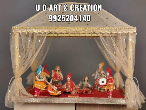 Kankotri Tray Decoration Ideas, Lagan Lekhan Tray Decorations, Kankotri Decoration Ideas Gujrati, Wedding Card Decoration Tray Indian, Lagan Lakhan Decoration, Laganiyu Decoration, Lagan Patrika Decoration, Lagan Lakhan Tray Decoration, Wedding Card Decorations