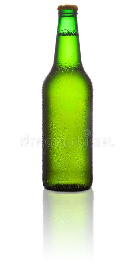 Green beer bottle. Green glass beer bottle reflecting on white background #Sponsored , #Affiliate, #Paid, #beer, #white, #background, #bottle Green Bottle Drawing, Beer Bottle Photography, Glow Bottle, Ginger Beer Bottle, Green Beer Bottles, Green Glass Bottle Vase, Green Beer, Quote Template, Green Bottle