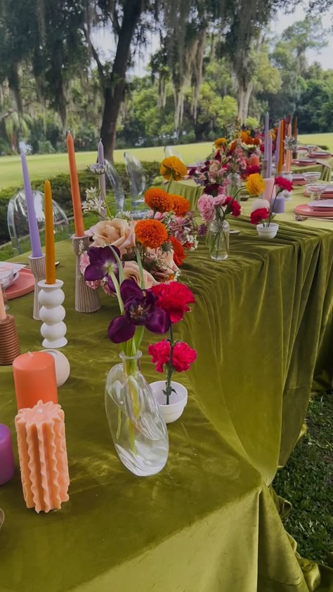 W O V E N & R E V E L on Instagram: “colors like these✨ PLANNING + DESIGN: @wovenandrevel VENUE: @sydonieweddings PHOTO: @josiebrooksphotography VIDEO: @bahia_films FLORIST:…” Ciara Hair, Makeup Canvas, Morning Garden, Vintage Convertible, Wedding Moodboard, Summer Morning, Reception Party, Dream Wedding Ideas Dresses, Retro Wedding