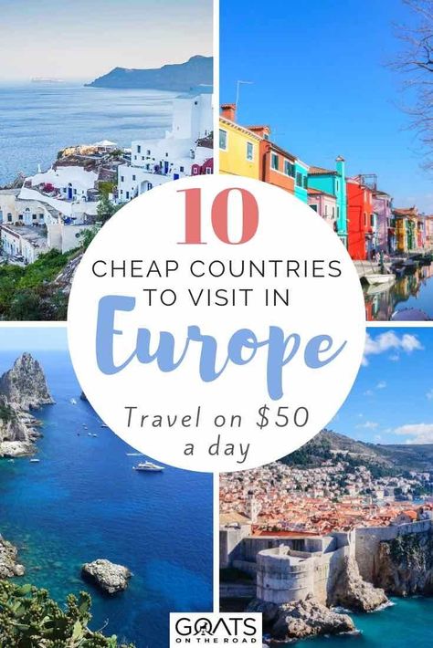 Want to know how to travel Europe for cheap? Visit any of these budget travel desintaions! You can be saving money on food, accommodation and things to do in these bucket list destinations! Check out our tips on which cheap Europe cities and countries to travel to for your next budget adventure! | #budgettravel #travelEurope #budgetdestinations Europe Cities, Countries To Travel, Europe Train Travel, Wallpaper Travel, Budget Travel Destinations, Parc D'attraction, Backpacking Europe, Countries To Visit, Voyage Europe