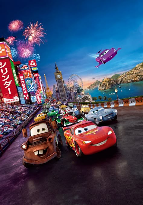 Walt Disney Paris, برق بنزين, Marvel Studios Logo, Cars 2 Movie, Disney Cars Theme, Cars Disney Pixar, Disney Cars Wallpaper, Car Themed Bedrooms, Disney Poster