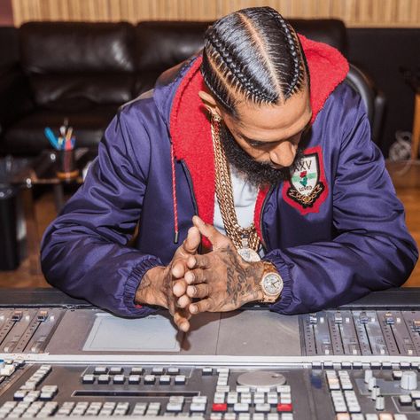 Nipsey Hussle Braids, Styled Braids, Lauren London Nipsey Hussle, Cartoon Rappers, Money Prayer, Cornrow Hairstyles For Men, Braids For Boys, Smile Wallpaper, Hairstyles Pictures