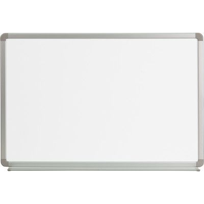 Flash Furniture Magnetic Whiteboard & Reviews | Wayfair Magnetic Whiteboard, Dry Erase Boards, Marker Board, Lacquer Paint, Magnetic White Board, Painted Boards, Magnetic Wall, Dry Erase Markers, Dry Erase Board