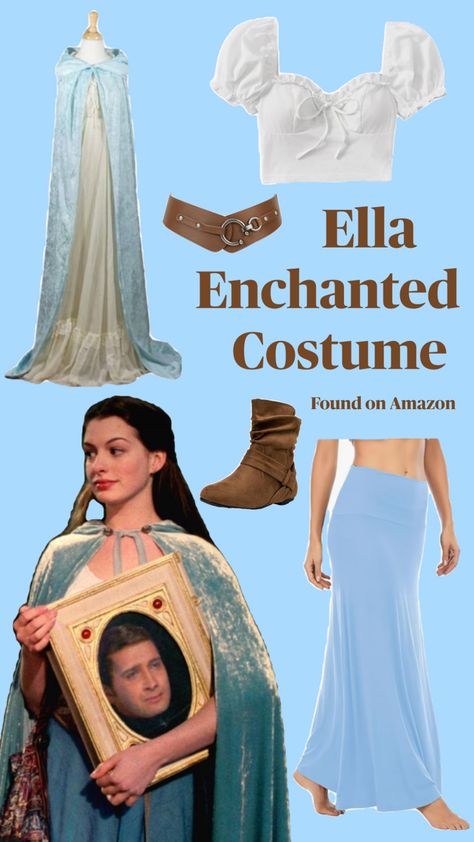 Ella Enchanted Costume - All Found on Amazon Ella Enchanted Costume, Enchanted Costume, Ella Enchanted Movie, Future Costume, Halloween Rave, Ella Enchanted, Couples Halloween Outfits, Unique Costumes, Halloween Costumes Makeup