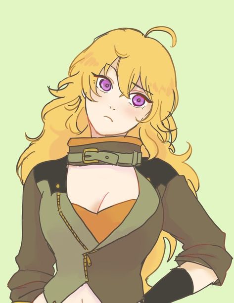 Yang Rwby Fanart, Qrow Rwby, Rwby Blake And Yang, Yang Fanart, Rwby Yang Xiao Long, Agent Washington, Rwby Team, Animation Couple, Rwby Yang