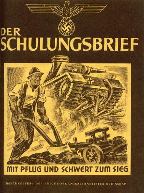 Covers of ‘Der Schulungsbrief’ magazine, 1942-43 Dragon Magazine, Wwii Propaganda Posters, Ww2 Propaganda Posters, Ww2 Propaganda, Wwii Propaganda, German Propaganda, Ww2 Posters, Wwii Posters, German People