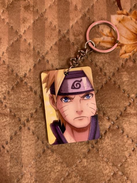 Anime Crafts Diy, Naruto Hinata, Keychain Craft, Best Anime Drawings, Wooden Keychain, Handmade Keychain, Naruto And Hinata, Anime Crafts, Diy Keychain