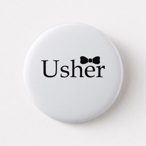 Wedding Usher Black Bow Tie Pinback Button Wedding Usher, Wedding Ushers, Black Wedding Inspiration, Black Wedding Ideas, Black Bow Tie, Pinback Button, Church Wedding, Black Wedding, Black Bow