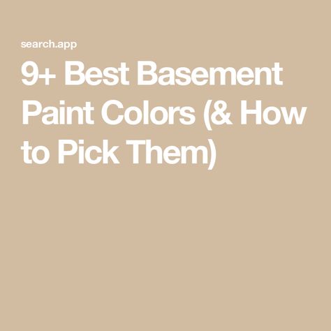 9+ Best Basement Paint Colors (& How to Pick Them) Best Basement Paint Colors, Basement Color Schemes, Basement Wall Colors, Gray Basement, Basement Paint, Basement Colors, Basement Paint Colors, Basement Painting, Bold Paint Colors