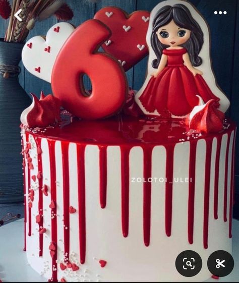 Red Butterfly Cake, Birthday Cakes Girls Kids, Butterfly Theme Cake, Cinderella Birthday Cake, Red Birthday Cakes, Butterfly Cake Topper, Simple Birthday Decorations, Butterfly Cake, Fairy Lights Bedroom