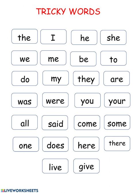 Tricky Words Worksheets, Story Sequencing Worksheets, Letter S Worksheets, Words Worksheet, Kindergarten Math Free, Subtraction Kindergarten, Kindergarten Math Worksheets Free, Triangle Worksheet, Sequencing Worksheets