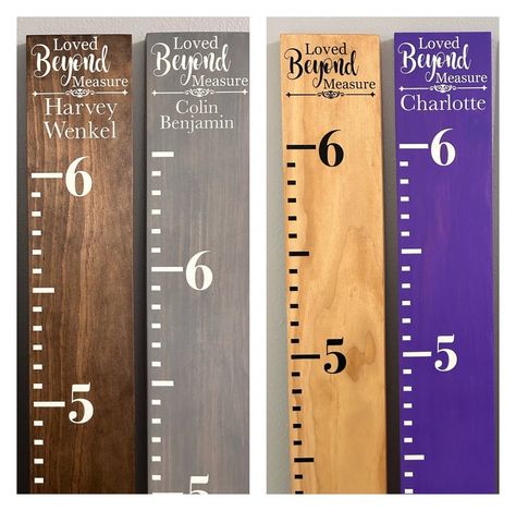 Growth Chart, Custom Growth Board, Wall Ruler, Growth Chart Ruler - Etsy Growth Board, Cnc Signs, Ruler Growth Chart, Wall Ruler, Wooden Growth Chart, Wall Growth Chart, Growth Chart Ruler, Cream Paint, Board Wall