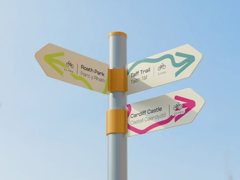 Meet the graduates: Cardiff School of Art and Design's Jamilah Rahman | Design Week Construction Fence, Park Signage, Wayfinding Signage Design, Museum Exhibition Design, Sign System, Wayfinding Design, Signage System, Outdoor Signage, School Of Art