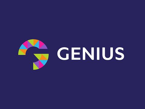 Logo genius v1 g gif round line fun gradient brand logotype design monogram letter minimal logo Genius Logo Design, G Logo Design, Logo Illustration Design, Logotype Design, The Genius, Logo Illustration, Name Logo, Minimal Logo, Creative Professional