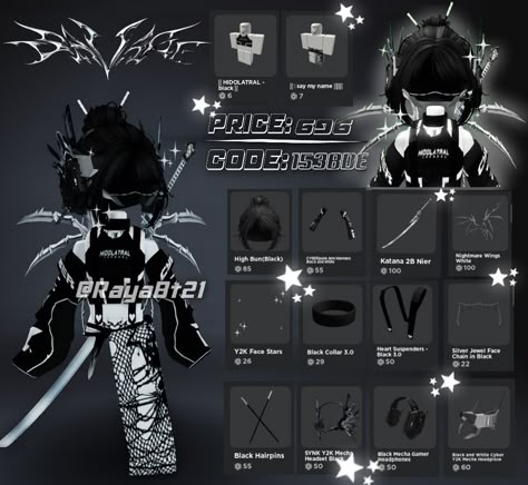 Made by @RayaBt21: https://www.roblox.com/users/1324830028/profile Outfit Ideas Emo, Emo Roblox Outfits, Emo Outfit Ideas, Cyberpunk Outfit, Matching Fits, Roblox Emo Outfits, Emo Roblox Avatar, Roblox Guy, Black Hair Roblox