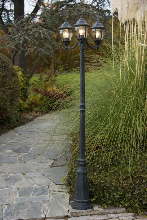 #lucide #tireno #verlichting #l'éclairage #lighting #lamp #lampe #lamppost #lantaarnpaal #lanterne/lampadaireexterieur #mastleuchte #outdoor #buiten #extérieur #aussen Window Office, Outdoor Lamp Posts, Lamp Posts, Balanced Design, Mouse House, Lighting Lamp, Antique Green, Beautiful Mosques, Studio Background