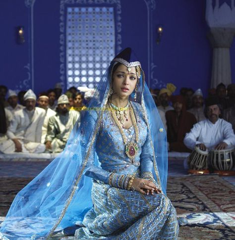 Movie : Umrao Jaan (2006) Umrao Jaan, Bridal Lehenga Collection, Bridal Designers, Bollywood Outfits, Aishwarya Rai Bachchan, Lehenga Collection, Bollywood Dance, Asian Bride, Aishwarya Rai