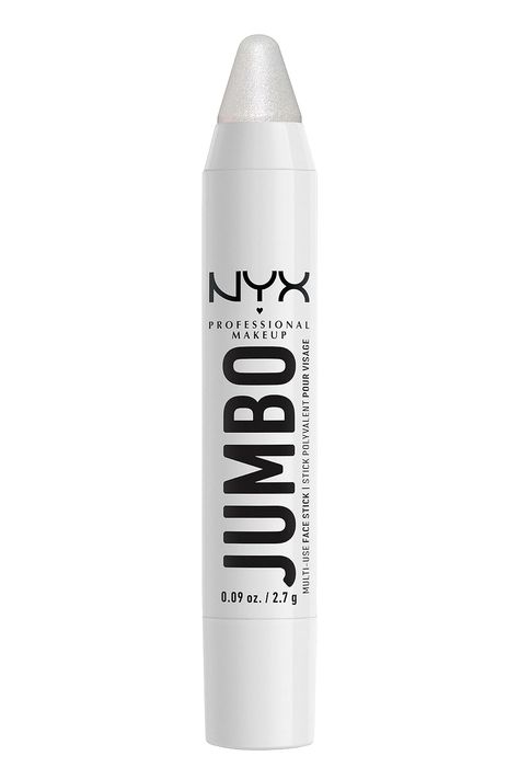 Get your glow on with NYX PROFESSIONAL MAKEUP Jumbo Multi-Use Face Highlighter Stick in Vanilla Ice Cream. This versatile beauty makeup essential adds a radiant shimmer to your complexion. Perfect for highlighting the face, eyes, and body, it offers a creamy texture for easy application. Elevate your makeup game with NYX PROFESSIONAL MAKEUP Jumbo Highlighter Stick for a luminous finish that lasts all day. Jumbo Highlighter Stick, Jumbo Highlighter, Nyx Highlighter, Highlighter Stick, Cream Highlighter, Stick Highlighter, Dream Makeup, Xmas Wishlist, Makeup Wishlist