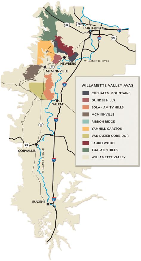 Willamette Valley Oregon, Oregon State Parks, Oregon Wine Country, Pinot Noir Wine, Willamette Valley, Cascade Mountains, Country Maps, Oregon Travel, Wine Region