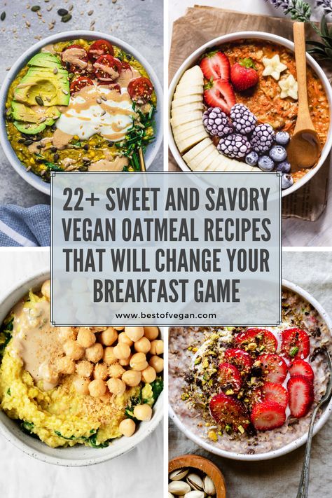 Savoury Vegan Oatmeal, Oatmeal Vegan Recipes, Savory Oatmeal Recipes Vegan, Savory Oats Vegan, Savory Oatmeal Recipes Breakfast, Vegan Oat Recipes, Oatmeal Recipes Savory, Savory Oatmeal Vegan, Oat Breakfast Recipes