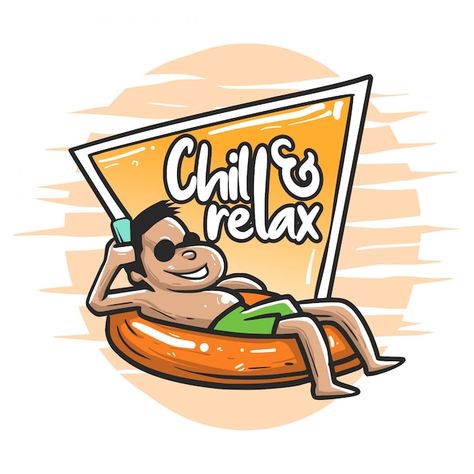 Chill and relax on summer Premium Vector | Premium Vector #Freepik #vector #boy-illustration #cartoon-illustration #summer-cartoon #beach-illustration Beach Cartoon, Beach Illustration, Dope Cartoon Art, Vintage Cartoon, Cartoon Art, Stock Footage, Premium Vector, Tortoise, Graphic Resources