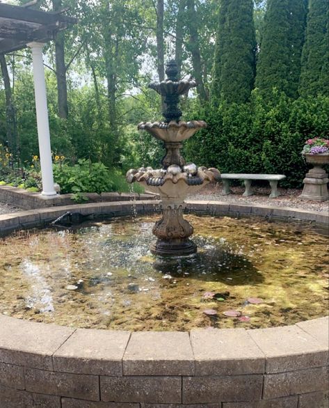 Cottagecore style fountain Cottagecore Style, Dream Home Design, Cottage, House Design, Outdoor Decor, Quick Saves, Home Decor, Design, Home Décor