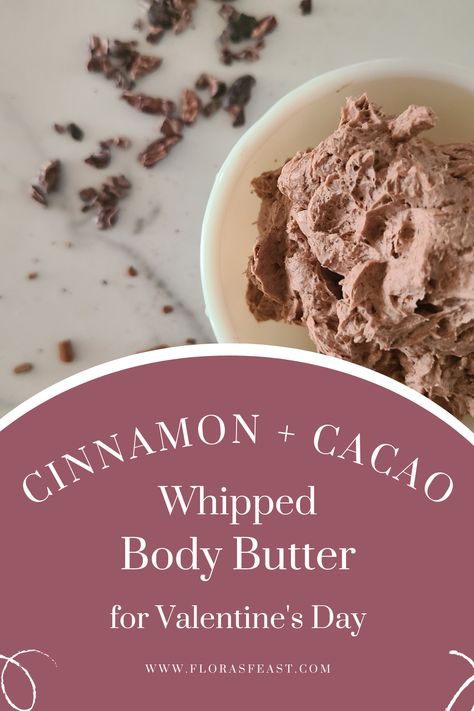 Valentine's day on the horizon. Make an edible whipped body butter with aphrodisiac herbs for a romantic couples massage in whatever fashion that strikes your fancy. #bodybutter #bodybutterrecipe #bodybutterwhipped #whippedbodybutter #whippedbodybutterrecipe #valentinecraft #valentinegift #valentinesgiftforboyfriend #valentinesgiftforhusband #valentinesdateideasromantic Edible Body Butter, Diy Body Butter Recipes Whipped, Aphrodisiac Herbs, Body Butter Recipe Whipped, Winter Body Butter, 2024 Activities, Diy Body Butter Recipes, Winter Moisturizer, Diy Massage