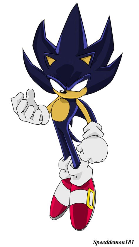 Dark Super Sonic, Dark Sonic, Sonic The Movie, Super Sonic, Dark Artwork, Sonic Fan Characters, Sonic Franchise, Mario Art, Sonic And Shadow