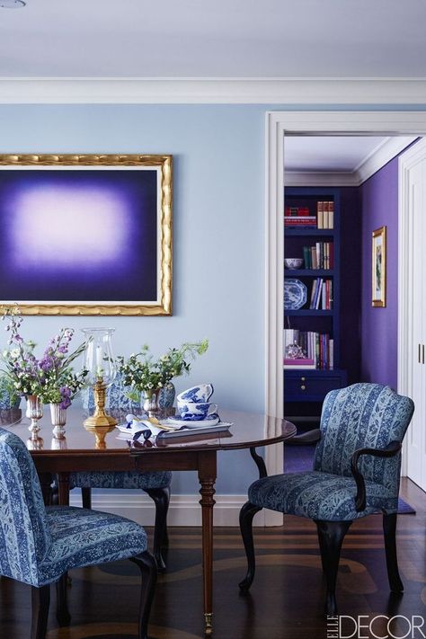 How many do you already know? Upper East Side Apartment, Purple Home Decor, Interior Decorating Tips, Purple Rooms, Purple Home, Home Decor Modern, New York Apartment, Décor Boho, Inviting Home