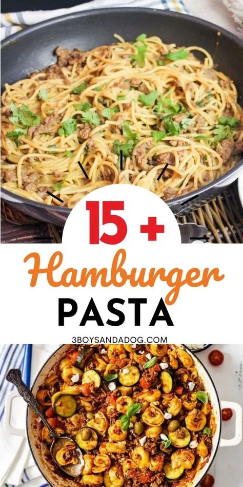 Hamburger Tomato Recipes, Hamburger And Tomato Recipes, Fast Hamburger Meat Recipes, Pasta With Hamburger Meat, Ground Beef Recipes Pasta, Hamburger And Pasta Recipes, Ground Beef Recipes For Dinner Noodles, Hamburger Pasta, Ground Beef Pasta Recipes For Dinner