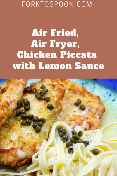 Chicken Piccata With Lemon Sauce, Italian Chicken Dishes, Chicken Piccata Recipe, Ninja Recipes, Air Fried Chicken, Air Fryer Recipes Chicken, Chicken Piccata, Air Fryer Dinner Recipes, Lemon Sauce