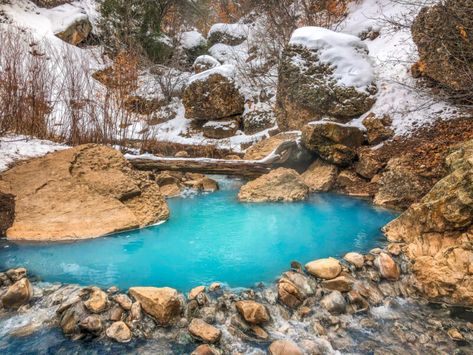 5 Natural Hot Springs In Utah You Must See - Follow Me Away Hot Springs In The Us, States To Visit, Natural Hot Spring, Hot Spring, Sore Muscles, Salt Lake City, Lake City, Hot Springs, Muscles