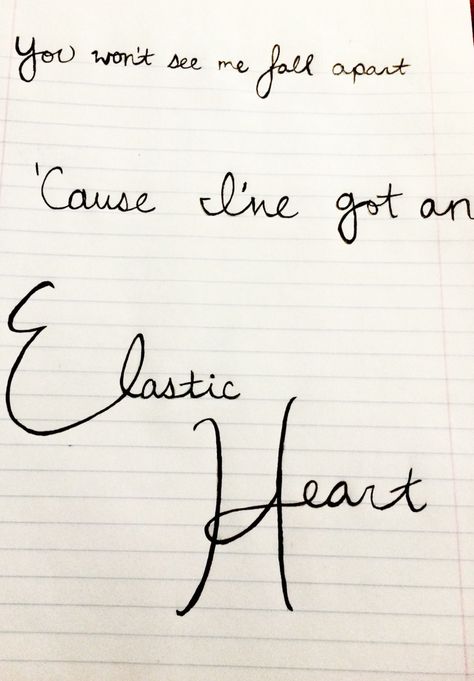 Elastic Heart -Sia... next tattoo? Elastic Heart Tattoo, Elastic Heart, Next Tattoo, Tattoo Inspo, Heart Tattoo, Elastic, Tattoos, Quick Saves