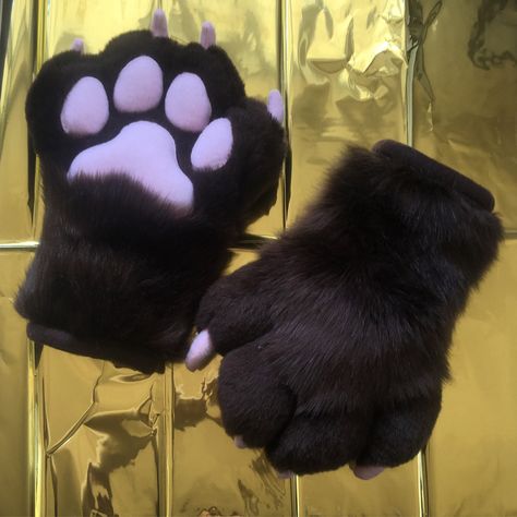 Therian Paws, Wolf Outfit, Wolf Ears And Tail, Therian Gear, Fursuit Paws, Fursuit Tutorial, Paw Gloves, Fursuit Head, Pet Spaces