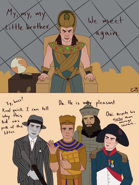 Night Of The Museum Fanart, Night At The Museum Tumblr, Night In The Museum Fanart, Ahkmenrah X Lancelot, Ahkmenrah X Larry Fanart, Jebediah X Octavius, Ahkmenrah Fanart, Larry X Ahkmenrah, Jedidiah X Octavius Fanart