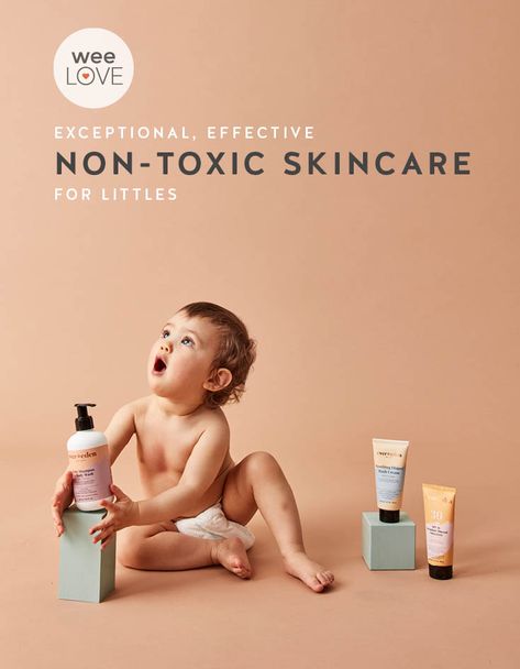 There’s nothing quite like new baby skin and in those first few years, it’s extra important to choose products made with safe, gentle ingredients. Baby Product Photography, Baby Skin Care Products, Skincare Obsession, Kids Branding Design, Newborn Necessities, Remove Skin Tags Naturally, Baby Ads, Product Ads, Baby Care Products