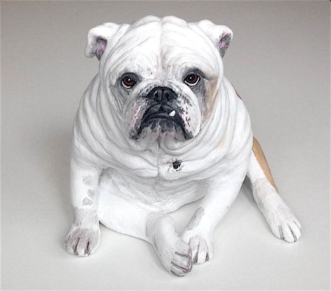 Animal Artists, Bulldog Sculpture, Boxer Dogs Art, Bulldog Statue, Memorial Statues, Custom Urns, Personalized Dog Gift, Gifts For Dog Lovers, Miniature Dogs