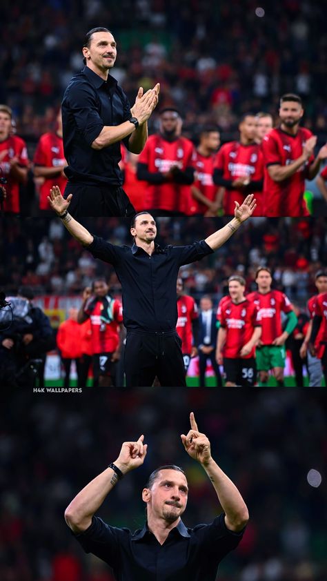 AC Milan Farewell legend Zlatan Retirement, Football Players Photos, Word Cup, Zlatan Ibrahimović, Ac Milan, Red Bull, Football Players, Ronaldo, Milan