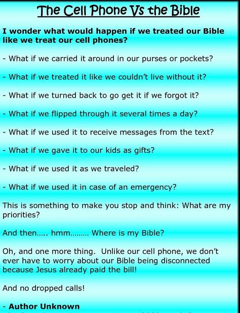 Bible Before Phone, Bible Verses For Kids, Childrens Church, Cell Phone, Fun Facts, Verses, Bible Verses, Bible, Reading