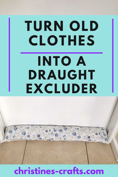 Pretty draught excluder to make. Draft Excluder Ideas, Draught Excluder Ideas Free Pattern, Draft Excluder Sewing Pattern, Draught Excluder Diy, Door Stopper Diy, Outside Doors, Upcycled Sewing, Draft Excluder, Draft Blocker