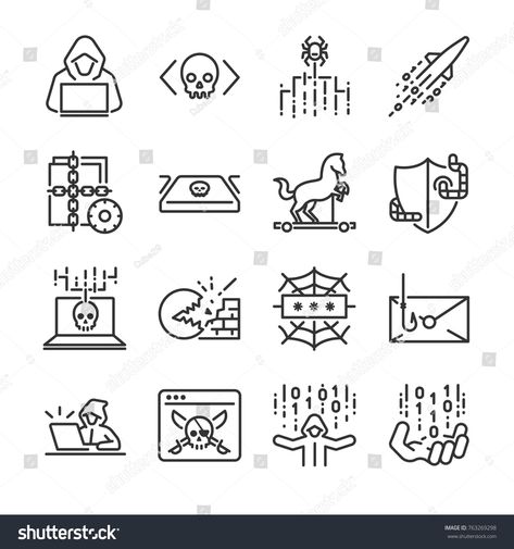 Hacker icon set. Included the icons as hacking, malware, worm, spyware, computer virus, criminal and more. #Ad , #Paid, #Included#icons#hacking#Hacker Computer Tattoo, Hacker Logo, Hacker Art, Morse Code Tattoo, Best Hacking Tools, School Art Activities, Computer Drawing, Alphabet Code, Computer Virus