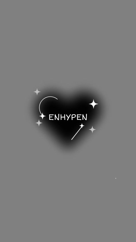 Not Obvious Kpop Wallpaper, Black Aesthetic Kpop Wallpaper, Enhypen Logo Aesthetic, Enhypen Logo Wallpaper, Enhypen Cute Wallpaper, Enyphen Wallpaper, Aesthetic Enhypen Wallpaper, K-pop Music, Enhypen Background