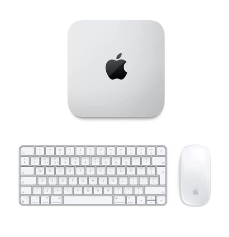 BUNDLE: contains Apple Mac mini M2 256GB SSD storage, Apple Magic Keyboard (for Mac computers silicon) - British English (Silver) and Apple Magic Mouse (White). SUPERCHARGED BY M2 — Get more done faster with a next-generation chip. From rich presentations to immersive gaming, M2 flies through work and play. M2 has 8 CPU cores, 10 GPU cores and 8GB unified memory. CONNECT WHAT YOU WANT — Mac mini with the M2 chip has two Thunderbolt 4 ports, two USB-A ports, an HDMI port, Wi-Fi 6E, Bluetooth 5.3, Apple Mac Desktop, Mac Mini M2, Mac Keyboard, Apple Magic Keyboard, Apple Mac Mini, Mac Desktop, Magic Keyboard, Mini Mac, Mac Computer