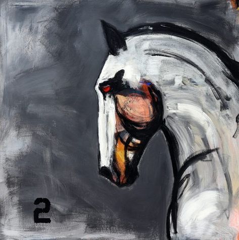 Oil Pastel Horse, Acrylic Horse Painting, Horse Paintings Acrylic, Abstract Horse Art, Abstract Horse Painting, Real Painting, Bull Art, Abstract Horse, Abstract Expressionism Painting