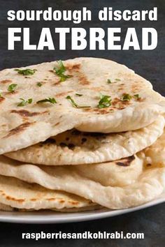 Easy sourdough flatbread uses sourdough discard and no yeast. Use sourdough flatbread to make a delicious wrap or flatbread pizza. Sourdough Discard Flatbread, Discard Flatbread, Flatbread No Yeast, Sourdough Flatbread Recipe, Sourdough Flatbread, Recipe Using Sourdough Starter, Sourdough Bread Starter, Sourdough Starter Discard Recipe, Easy Sourdough