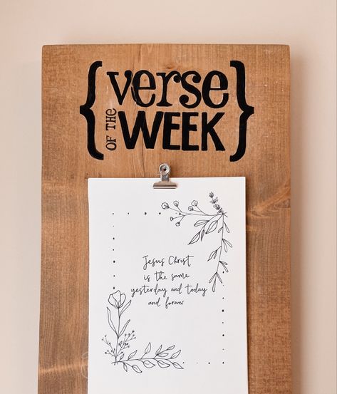 Verse of the week, Bible verse, Christianity, handwriting, calligraphy, wallpaper Today Reminder, Blessing Jar, Prayer Boards, Verse Of The Week, Acreage Living, Blessings Jar, Hebrews 13 8, Women's Ministry, Decor Themes