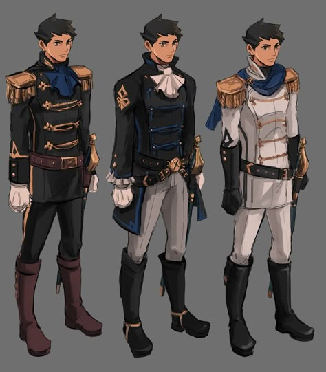 Royal Gaurd Outfits, Inventor Outfit Male, Privateer Outfit, Royal Advisor Outfit, Dictator Outfit, Fantasy Soldier Outfit, Fantasy Military Outfit, Medival Outfits Male Art, Royal Guard Character Design