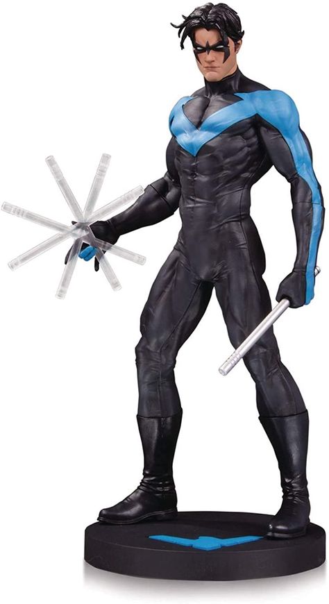 Amazon.com: DC Designer Series: Nightwing by Jim Lee Statue: Toys & Games Escrima Sticks, 3d Sculpting, Univers Dc, Dc Collectibles, Jim Lee, Deathstroke, Ms Marvel, Silver Surfer, Chuck Norris