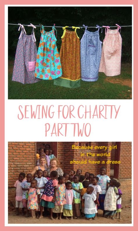 Sewing For Charity, Operation Shoebox, Sewn Gifts, Pillowcase Dress Pattern, Charity Work Ideas, Charity Sewing, Pillowcase Dresses, Knitting For Charity, Charity Project